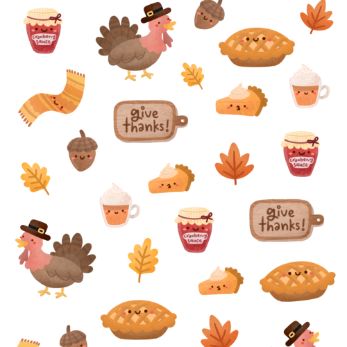 Thanksgiving Printable Stickers